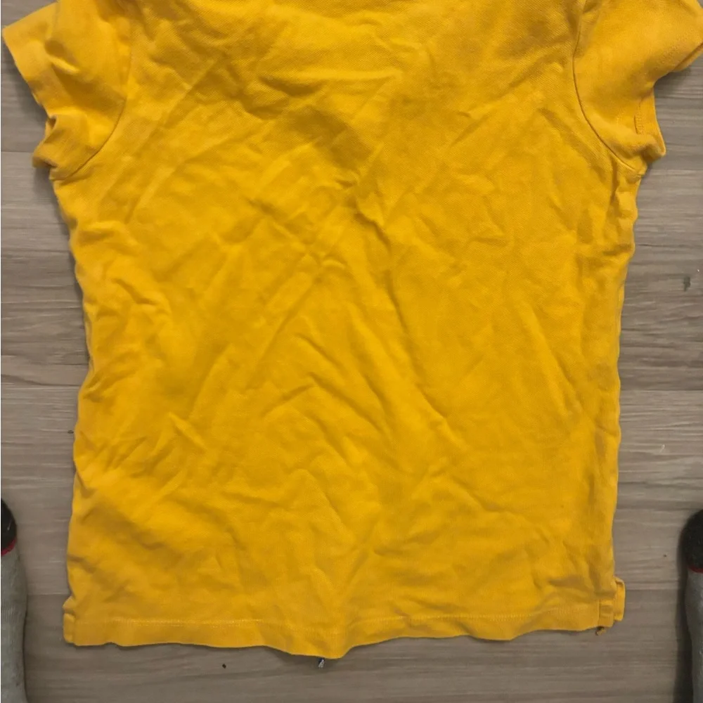 The Children's Place Yellow Short Sleeve Polo Tee